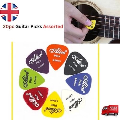 20 Assorted Guitar Picks